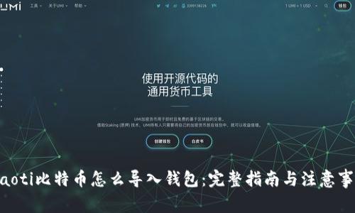 tiaoti比特币怎么导入钱包：完整指南与注意事项