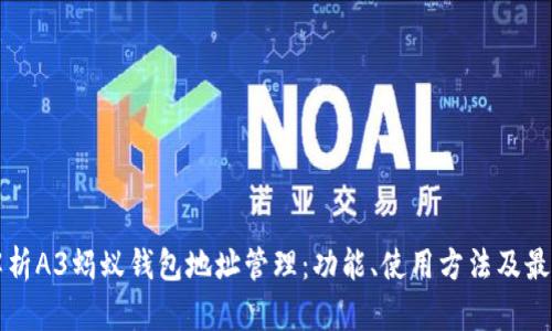 全面解析A3蚂蚁钱包地址管理：功能、使用方法及最佳实践