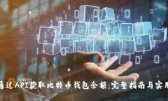 如何通过API获取比特币钱包余额:完整指南与实